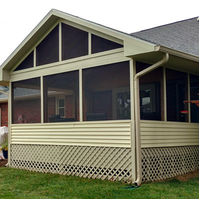 screened in back porch